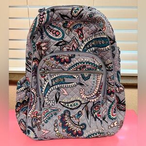 Paisley Quilted Women's Backpack